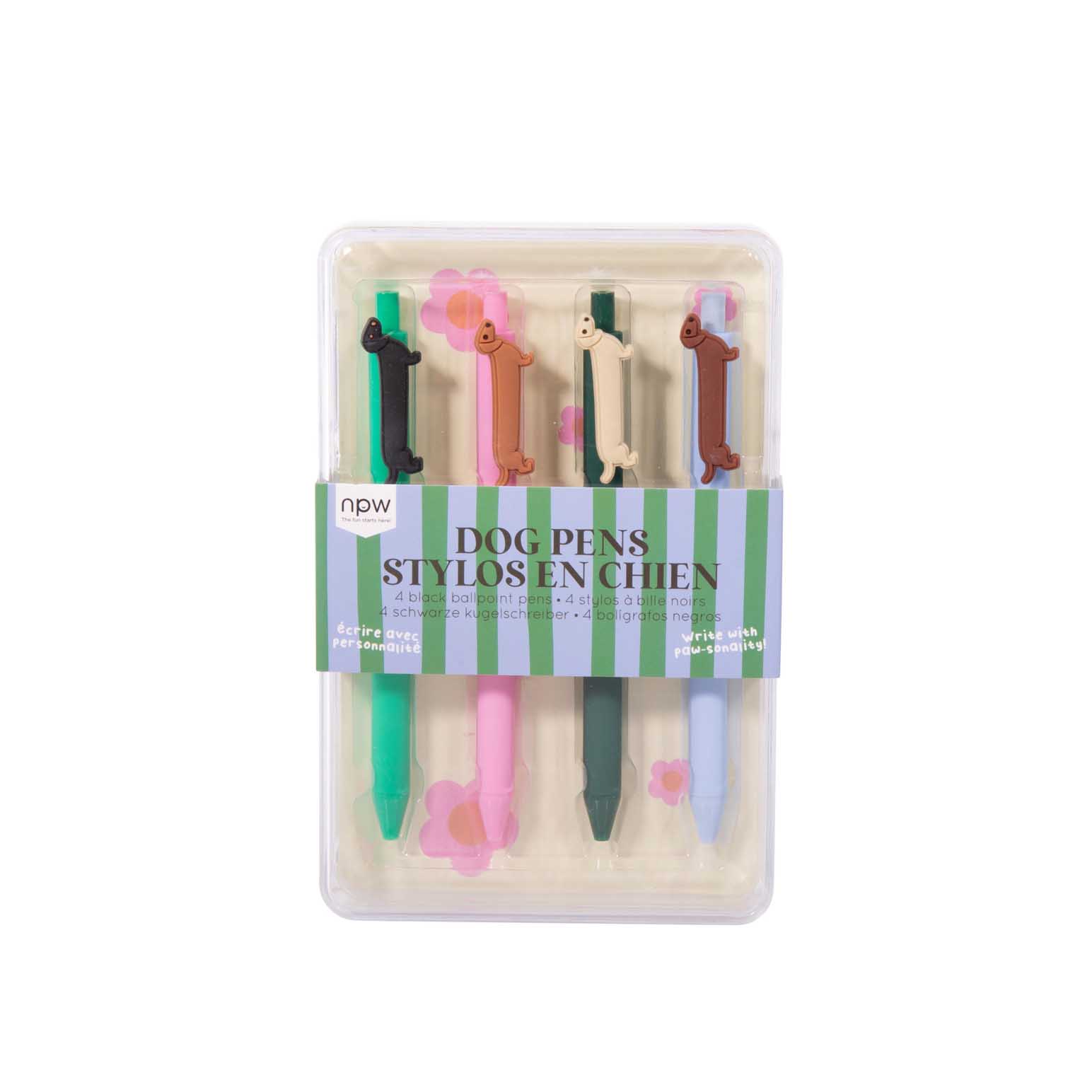 NPW Dog Icon Pens - Set Of 4