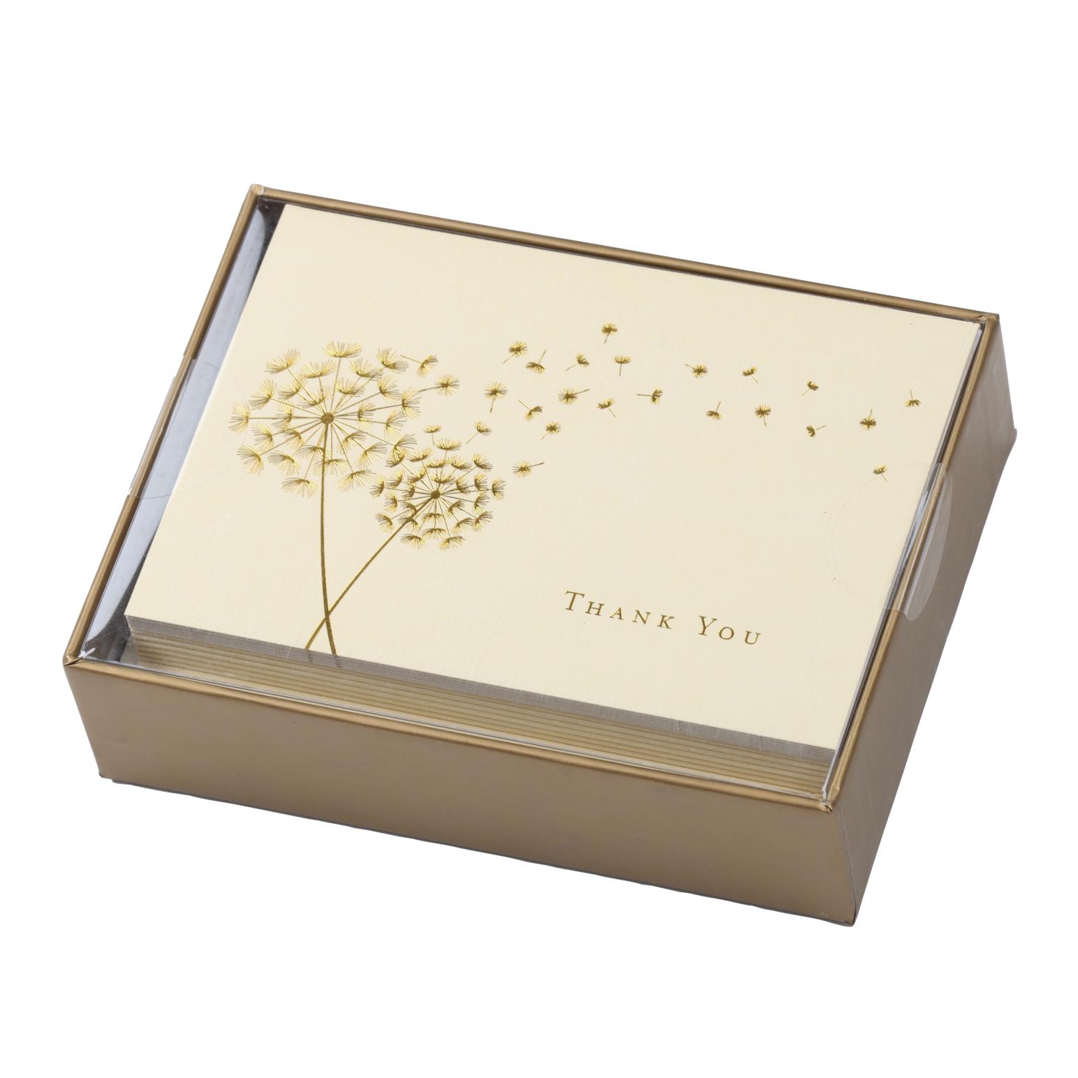 Thank You Dandelion Wish Note Cards 14 Pack