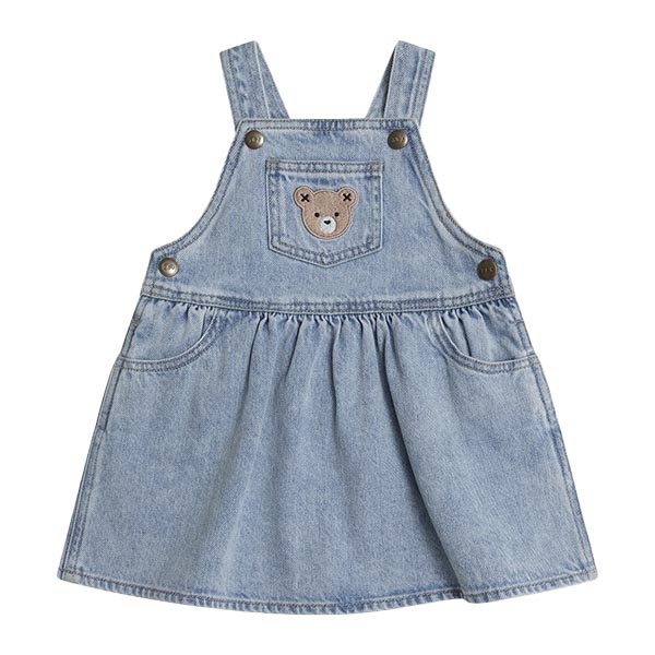 Huxbaby Dreamy Denim Pinafore Dress 3-5Y