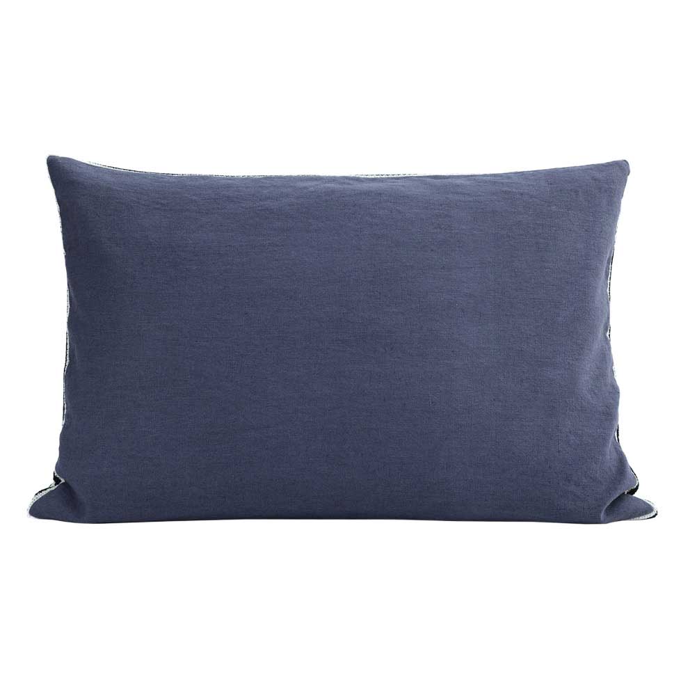 MM Linen Linea Indigo Cushion 60x40