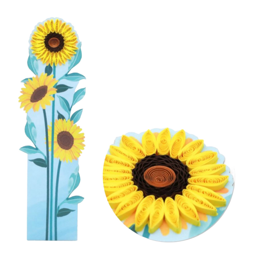Origamo Filigrana Bookmark - Sunflowers