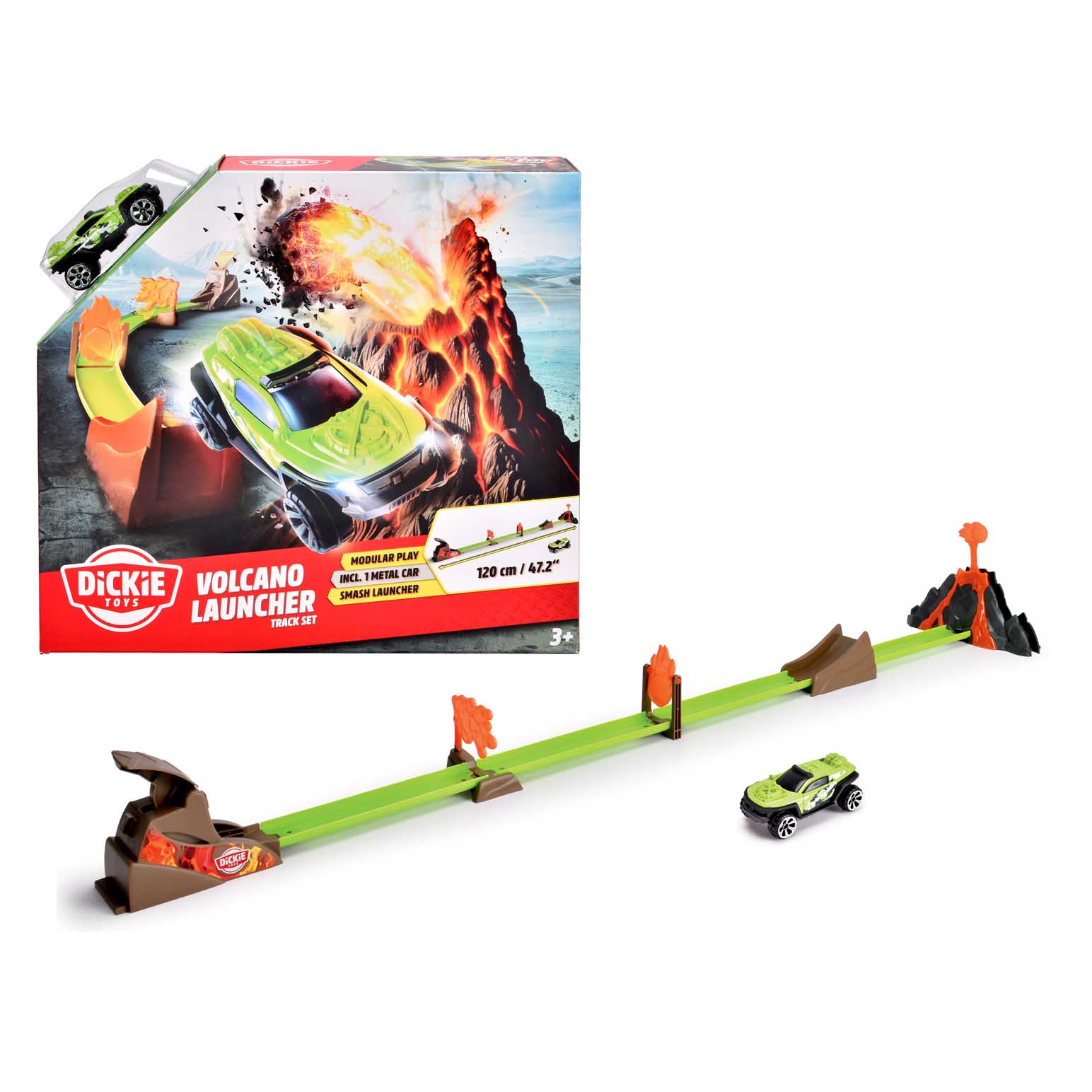 Dickie Toys Volcano Launcher Track Set