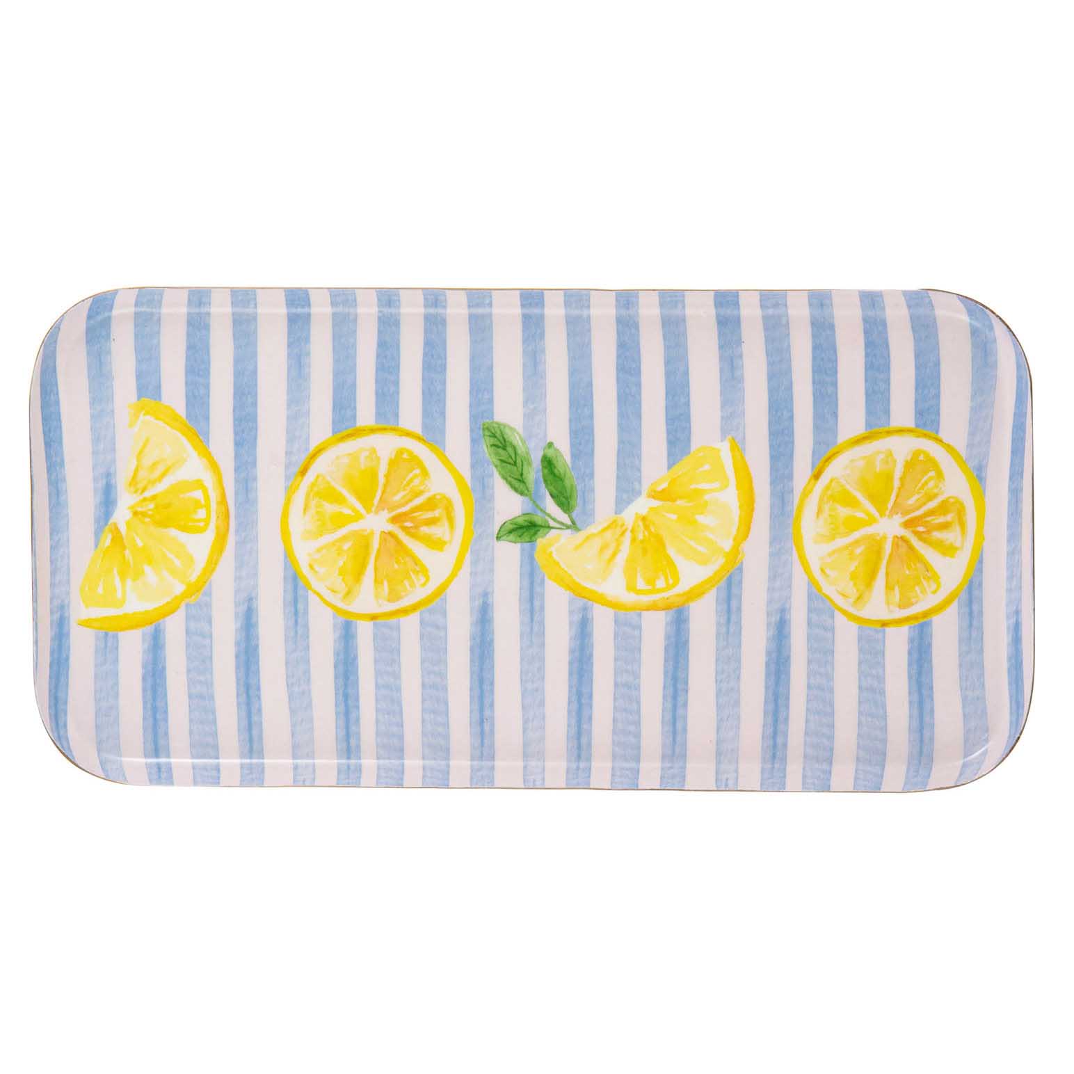 Ladelle Capri Rectangular Metal Tray