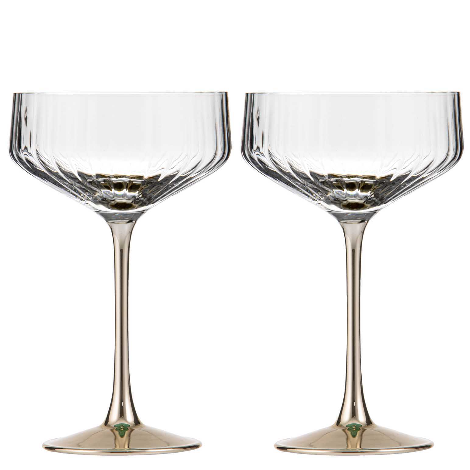 Tempa Valentina Clear 2pk Coupe Glass
