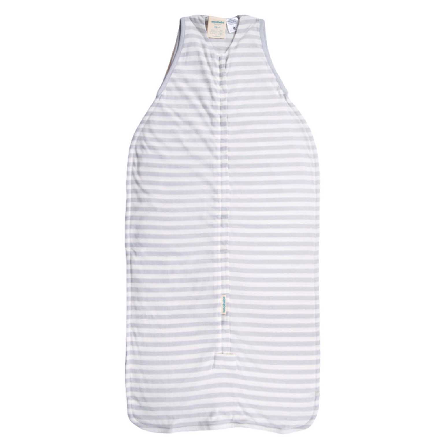 Woolbabe 3 Seasons Front Zip Merino/Organic Cotton Sleeping Bag - Pebble