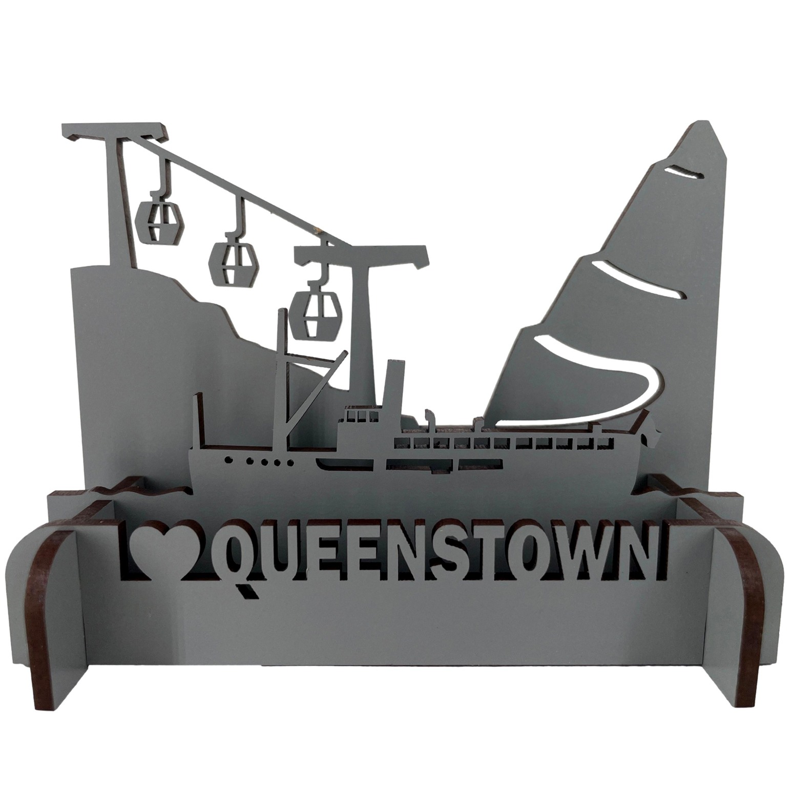 Abstract Designs Queenstown #2 A5 - Grey