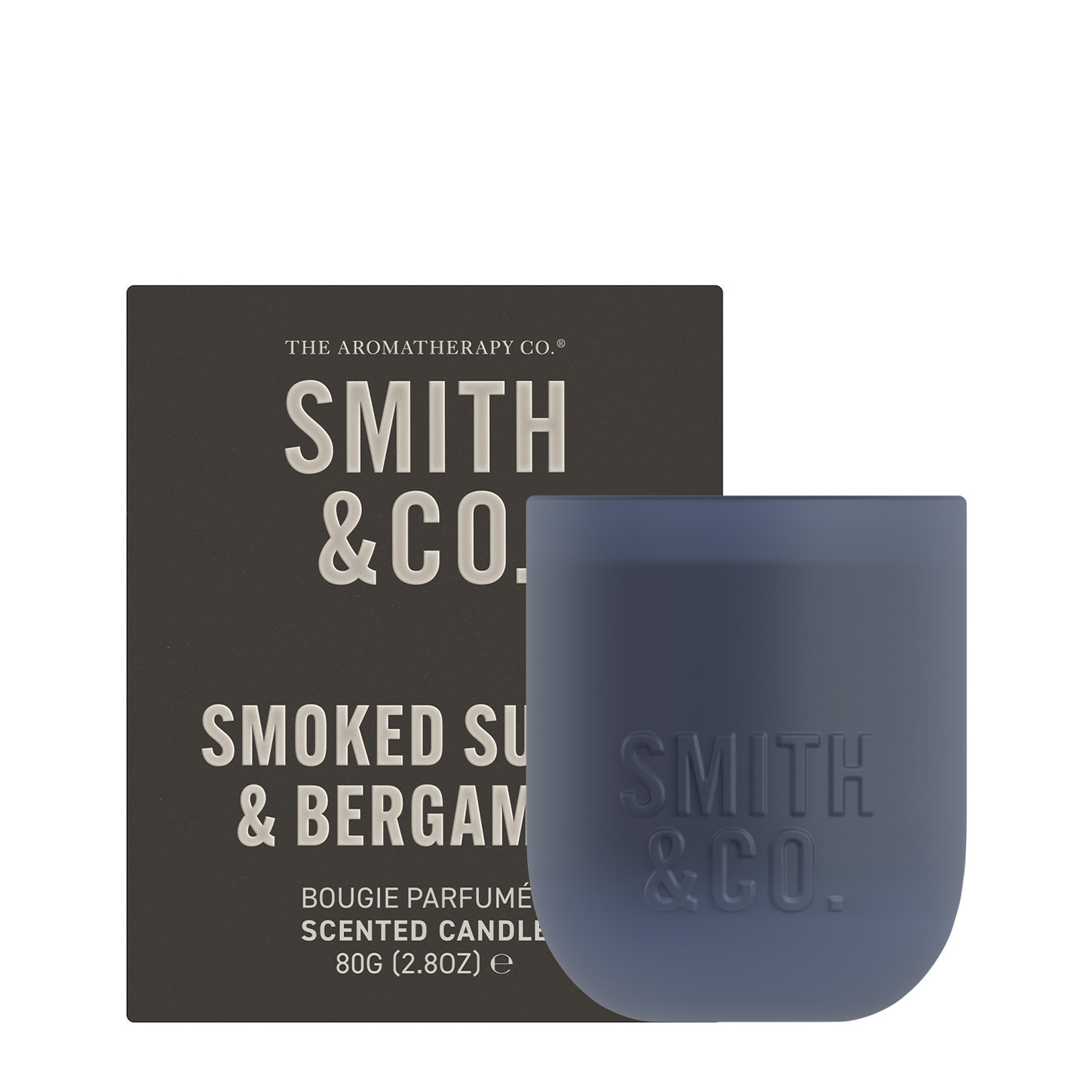 Smith & Co. Smoked Suede & Bergamot Scented Candle 80g