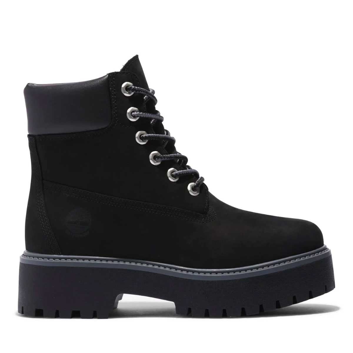 Timberland Womens Stone Street 6-Inch Waterproof Boot Black
