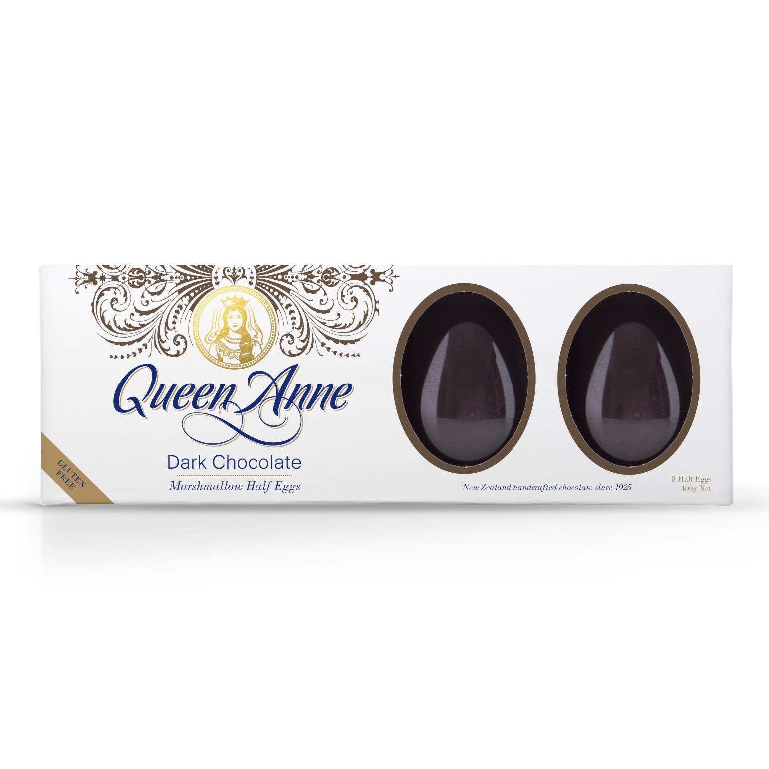 Queen Anne Dark Chocolate Marshmallow Easter Eggs 400g