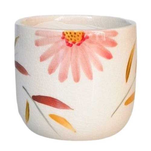 Urban Products Maxine Floral Planter Red & Yellow 9cm