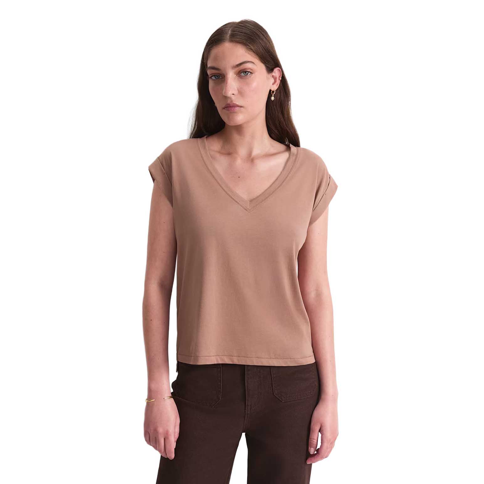 Sportscraft Blair Cotton V Neck Tee