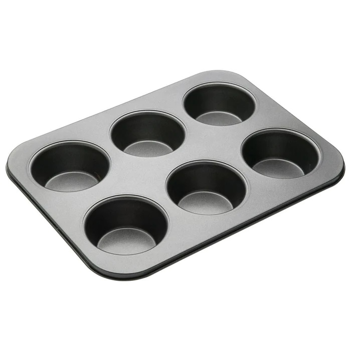 MasterCraft Heavy Base American Muffin Pan 6 Cup