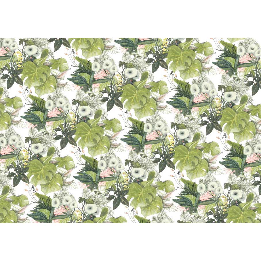Father Rabbit Stationery Botanical Jungle Wrapping Paper