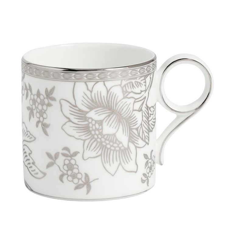 Wedgwood Silver Tonquin Mug White/Silver