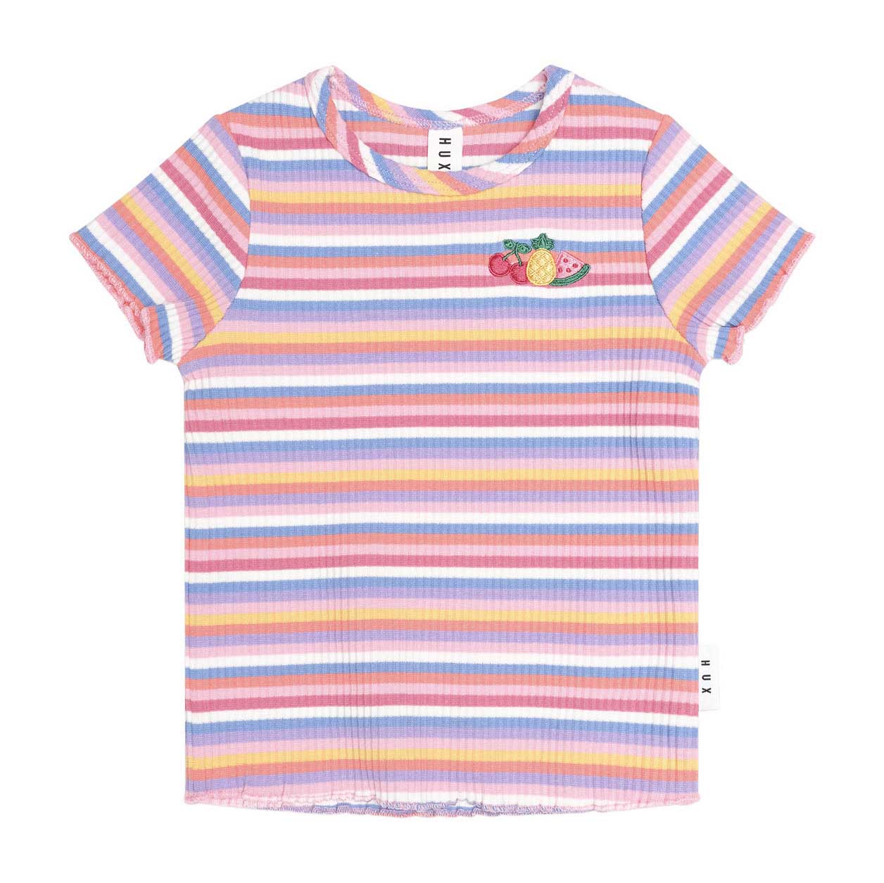 Huxbaby Tropical Fruit Stripe Rib Tee 3M-2Y