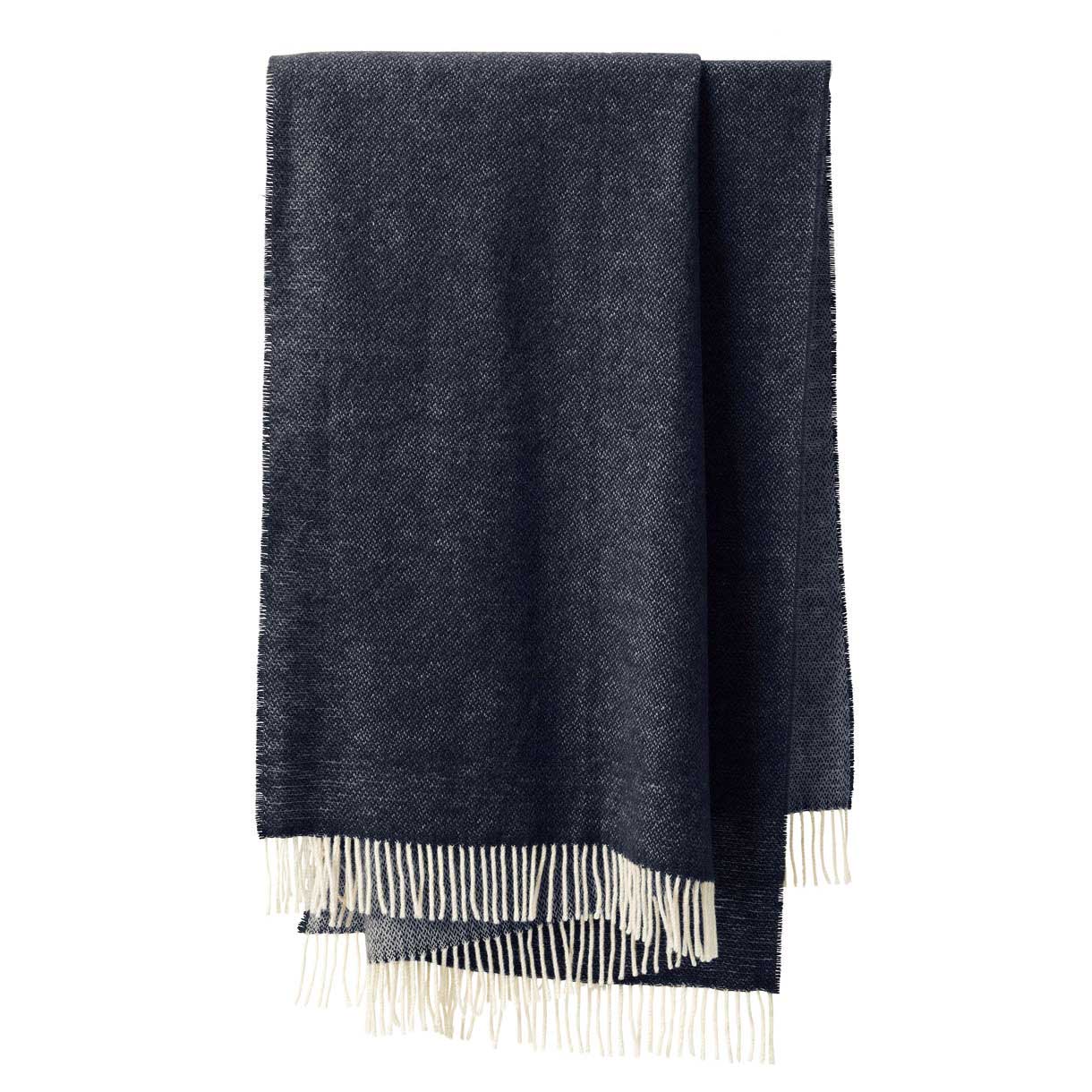 Città Wool Throw Navy 130x180cm