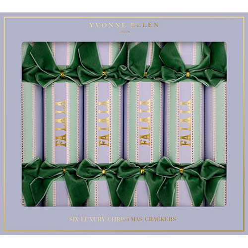 The Paperie Yvonne Ellen Luxury Crackers Fa La La Set of 6