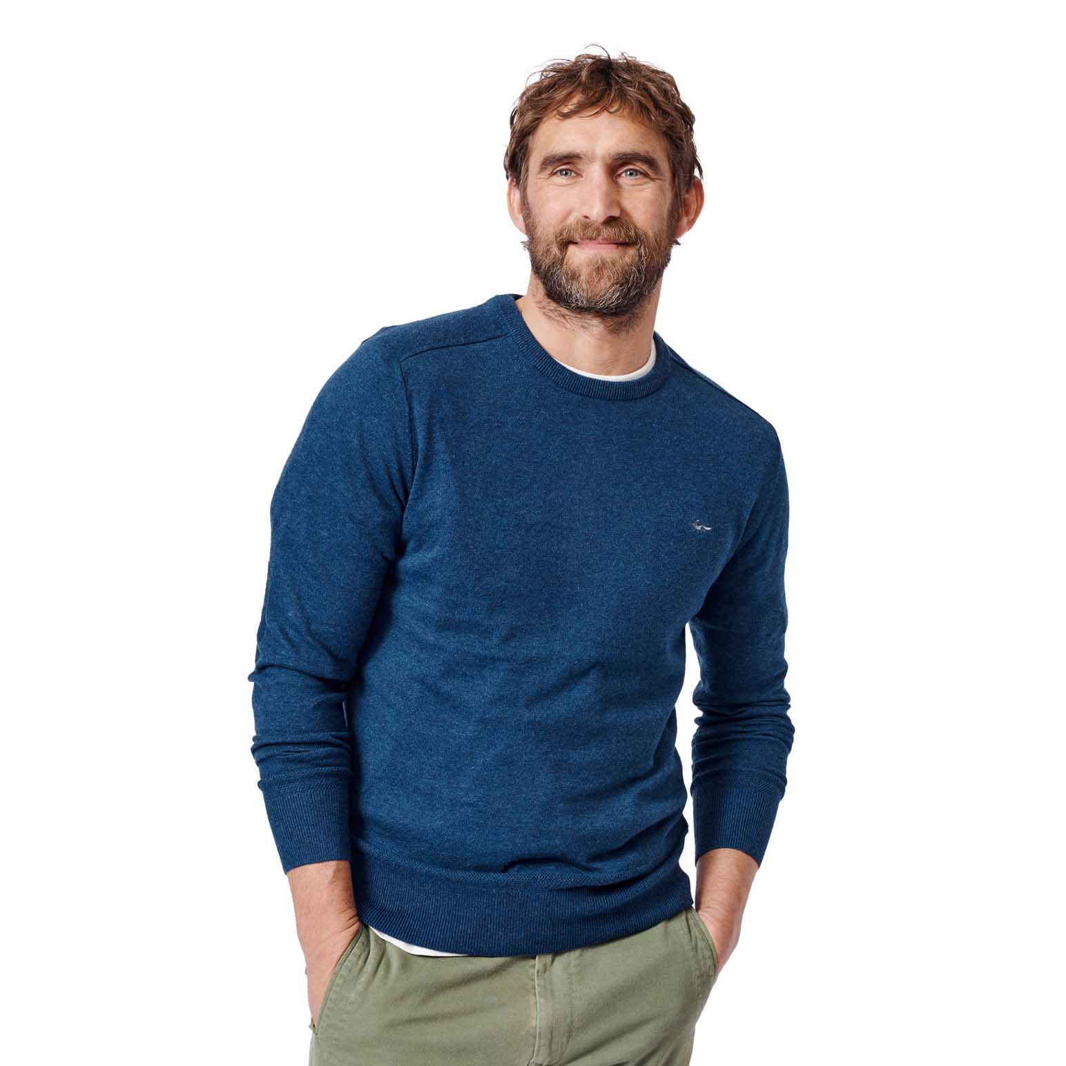 Aubin Fulney Cotton Cashmere Crew