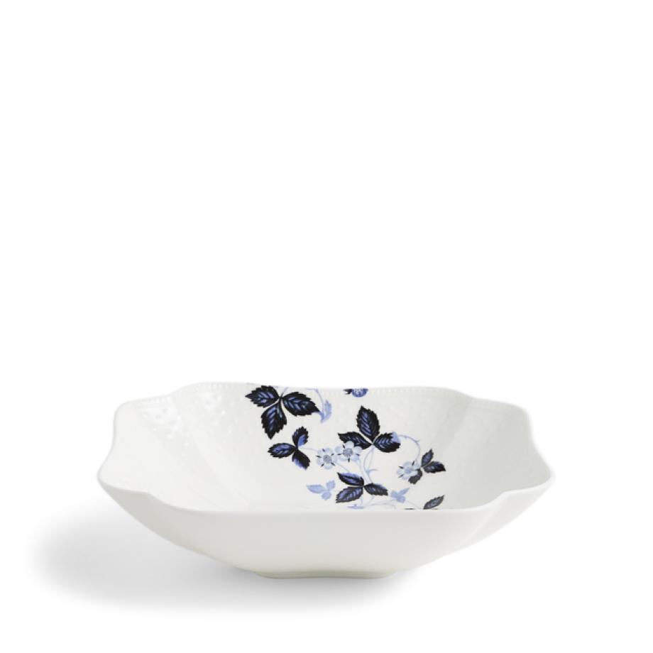 Wedgwood Wild Strawberry Inky Blue Shallow Bowl 23cm