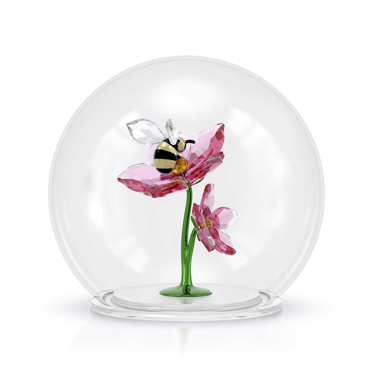 Swarovski Idyllia Glass Ball Bee and Flowers