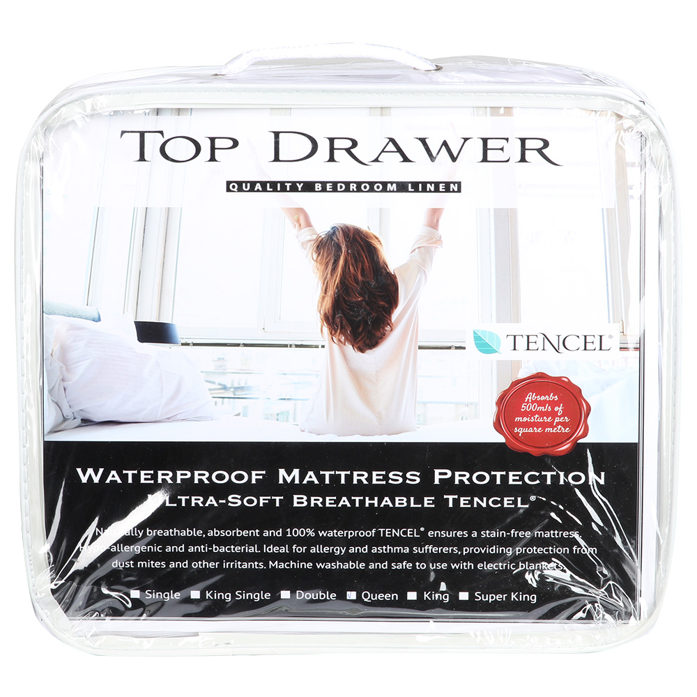 Top Drawer Tencel Waterproof Mattress Protector