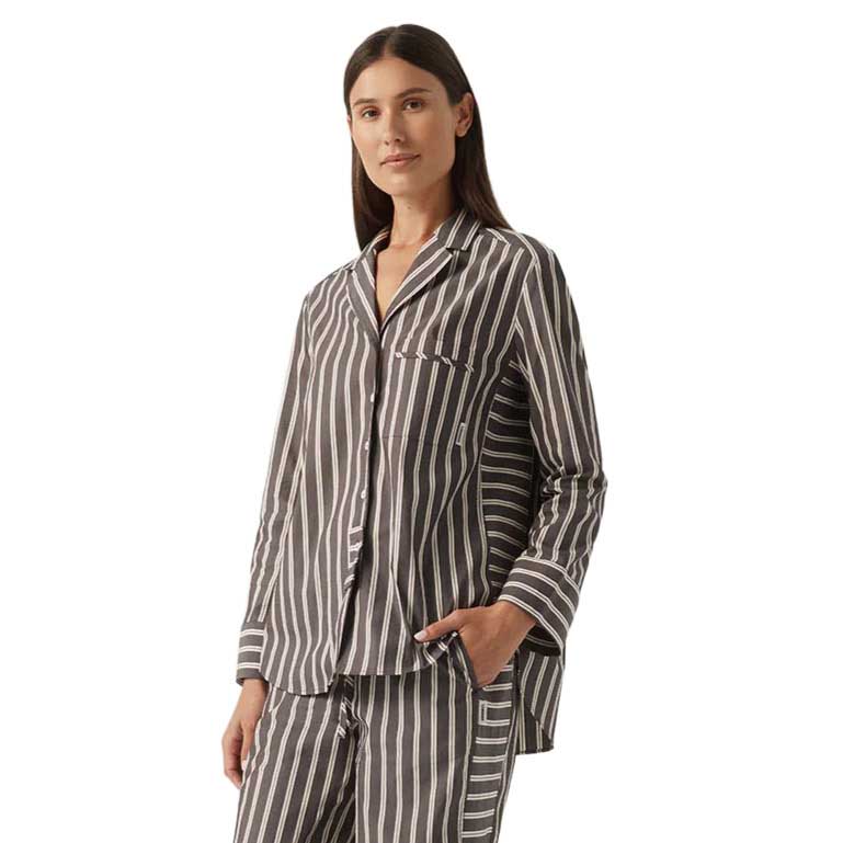 HOMMEY.Long Sleeve Sleep Shirt