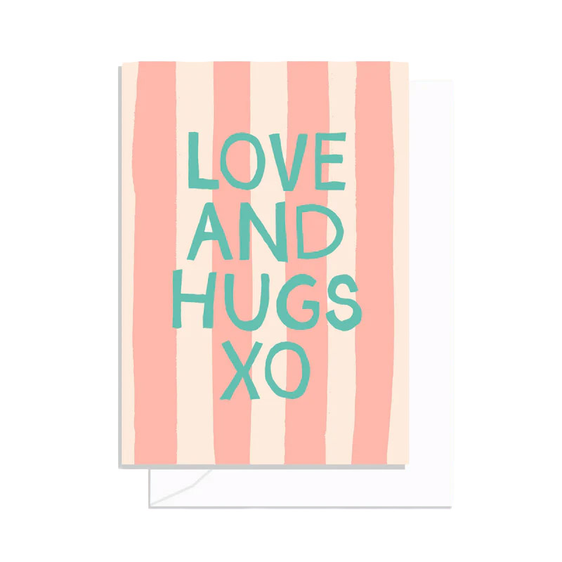 Elm Paper Beach Club Love + Hugs Card