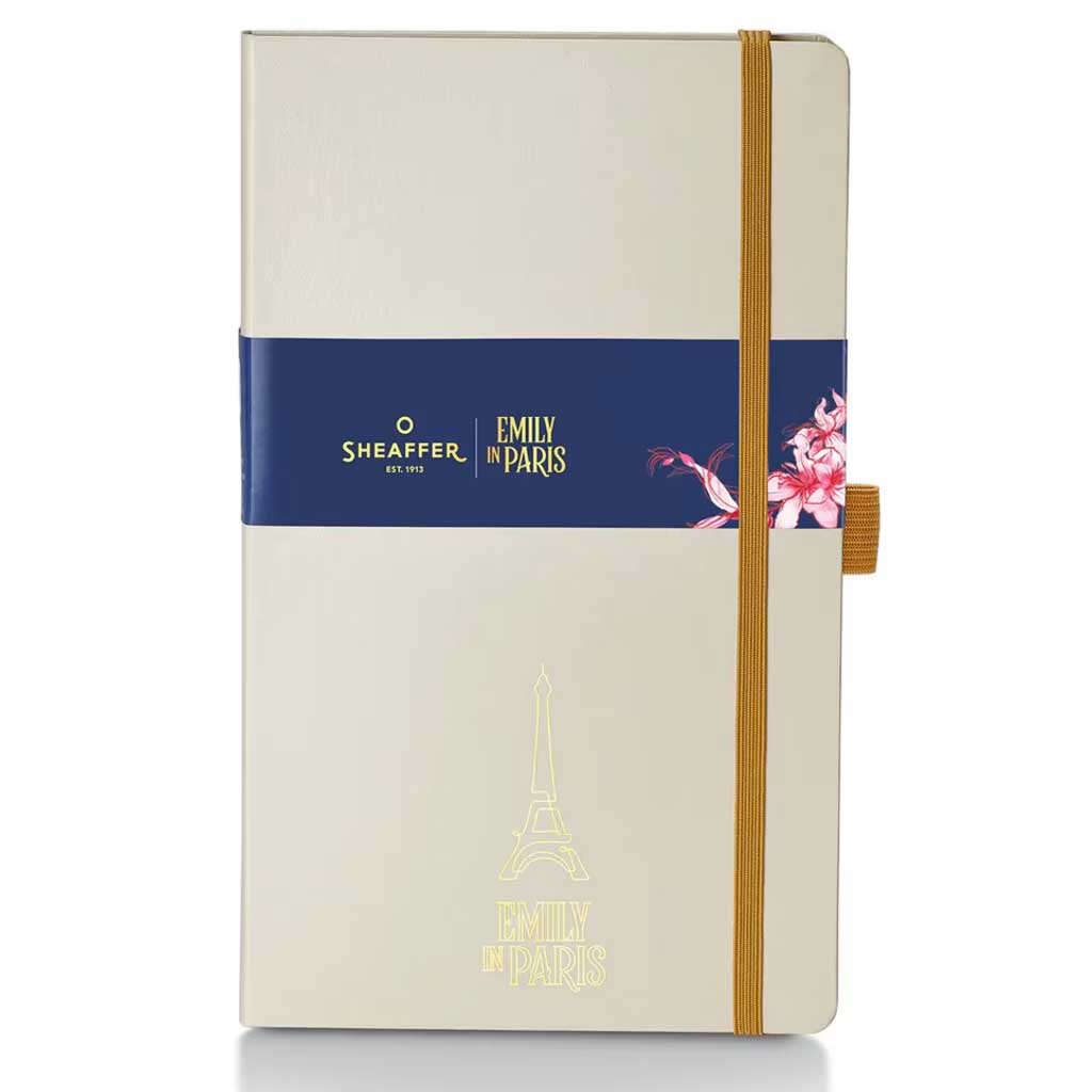 Sheaffer Emily in Paris Beige Eiffel Tower Notebook Medium 90GSM