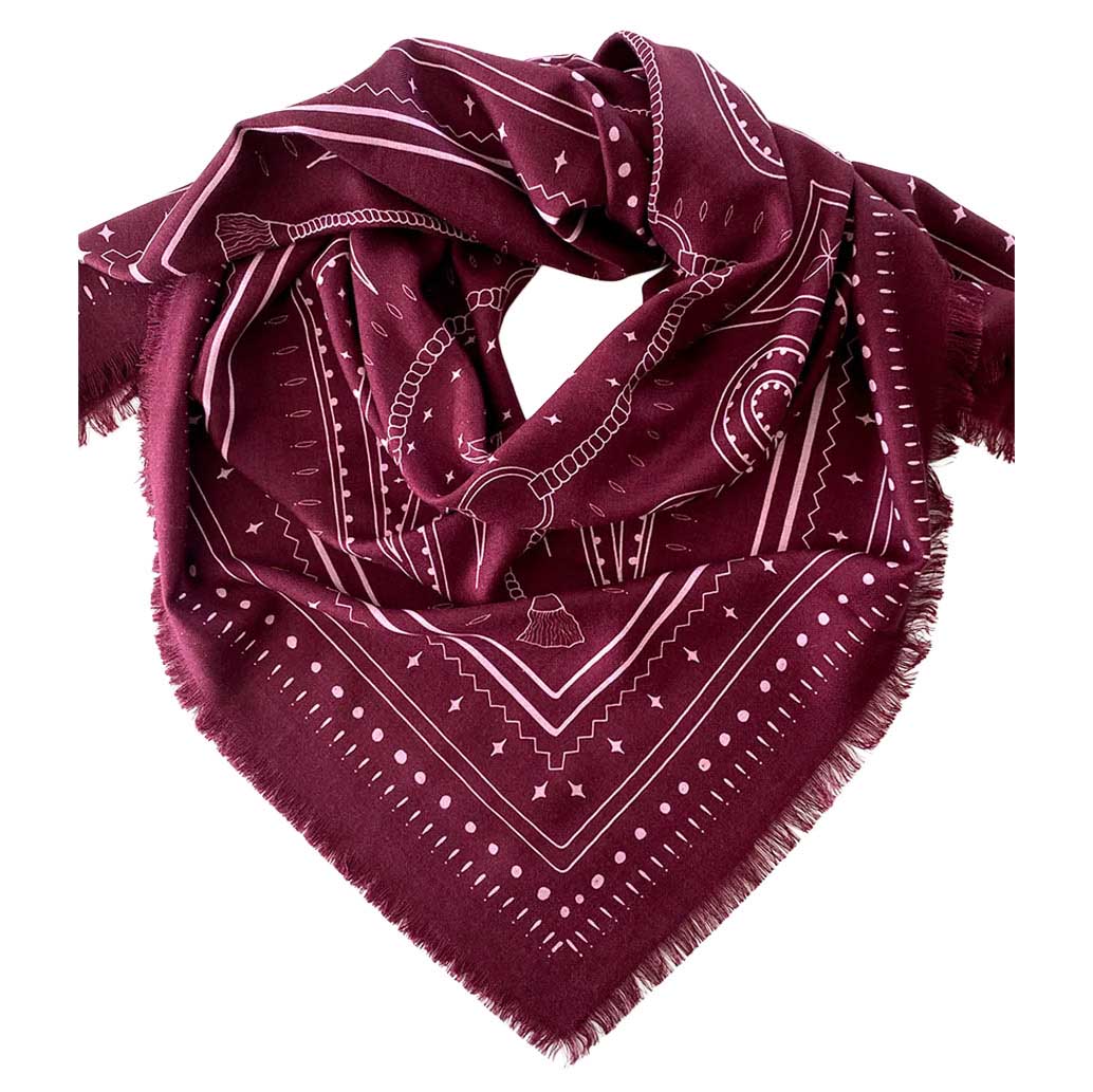 Dark Hampton x Ellie Compton The Hadfield Wool Silk Scarf