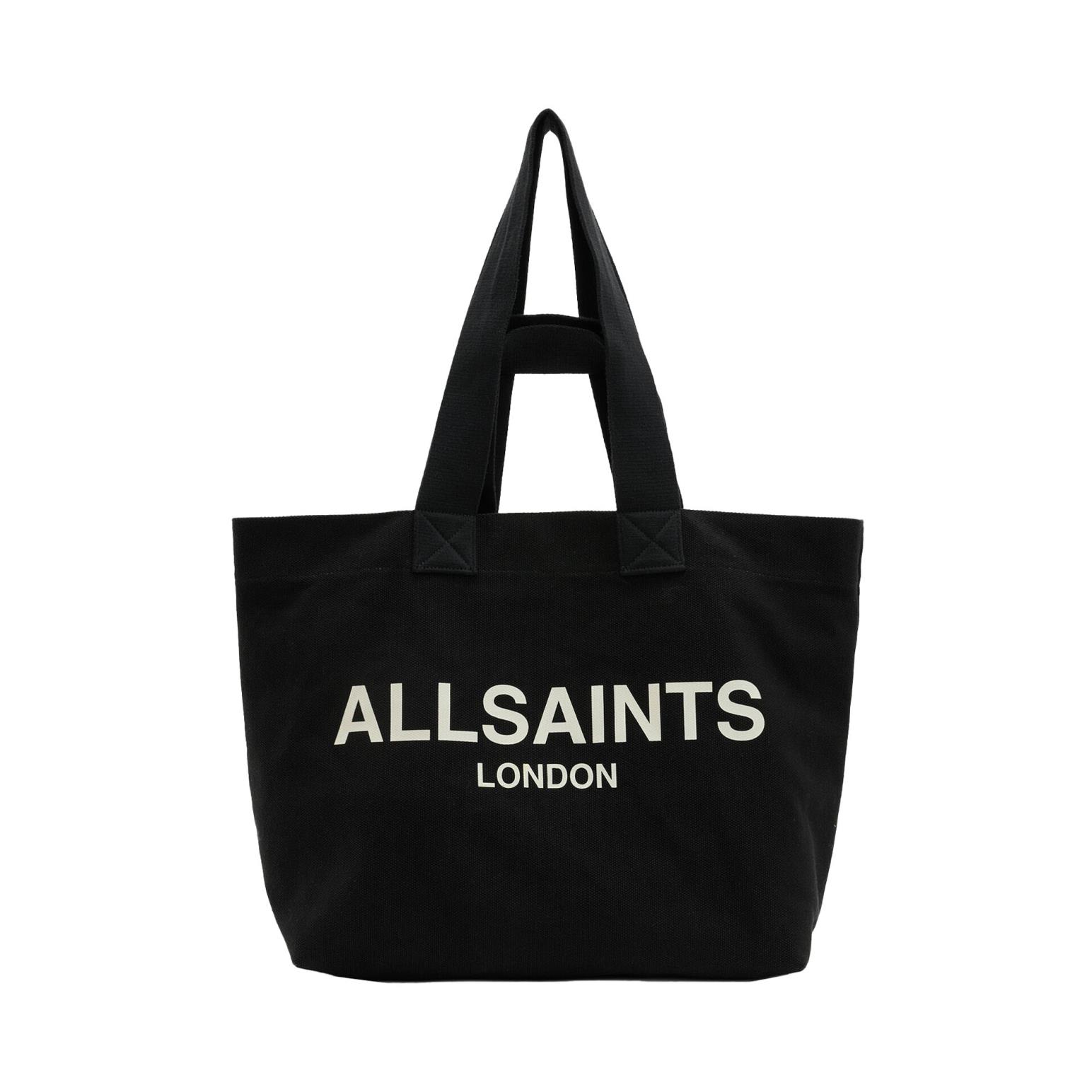 AllSaints Ali Logo Canvas Tote Bag