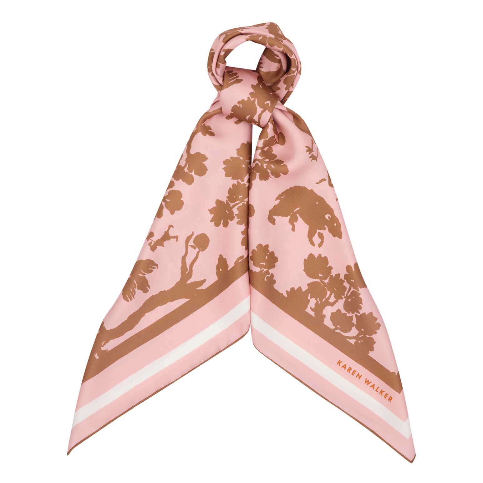 Karen Walker Animal Kingdom Classic Silk Scarf