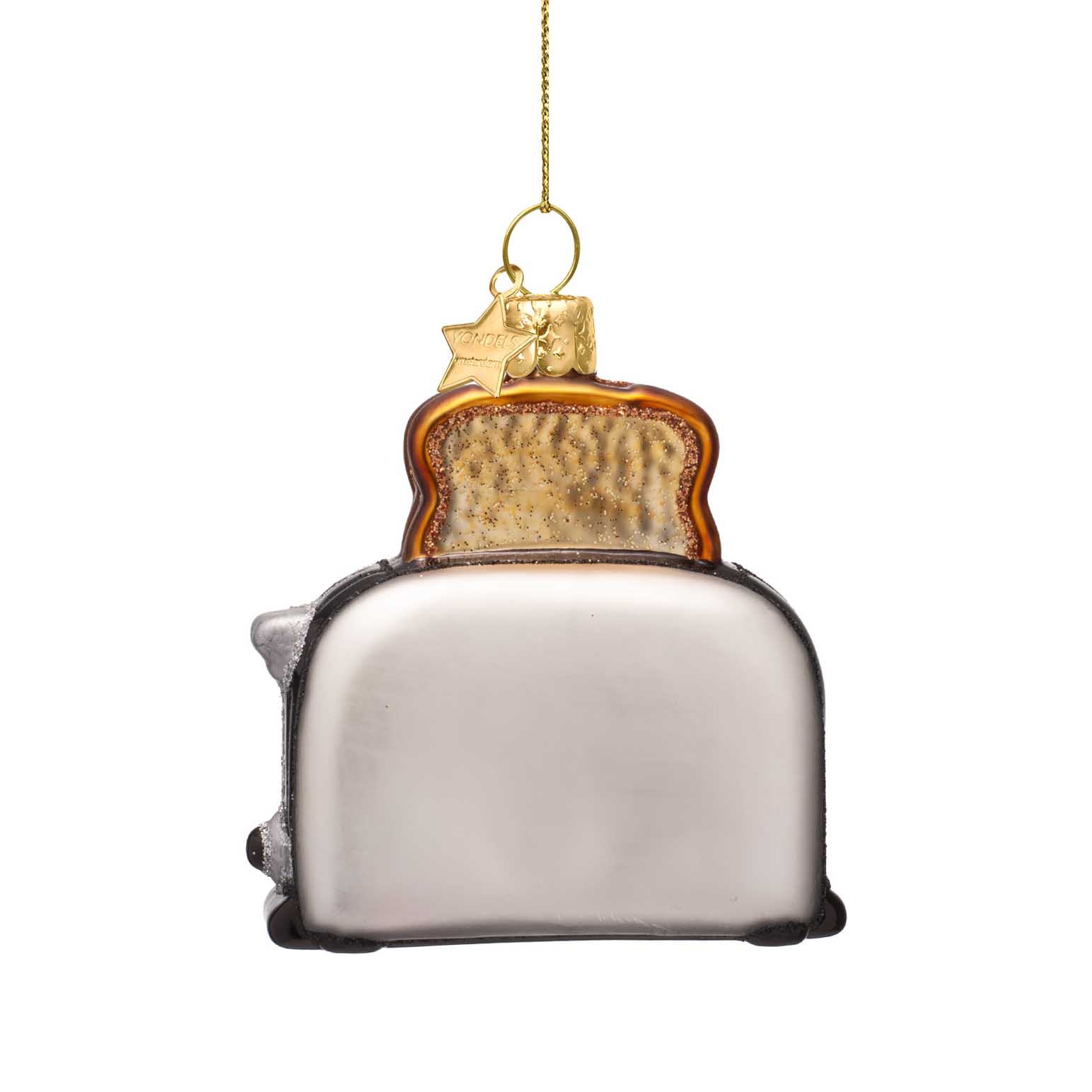 Vondels Ornament Glass Toaster 8cm