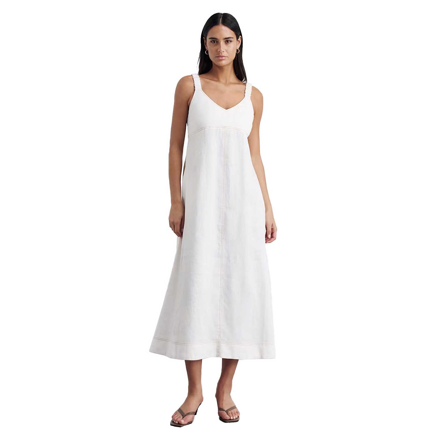 JAG Sara Linen Midi Dress