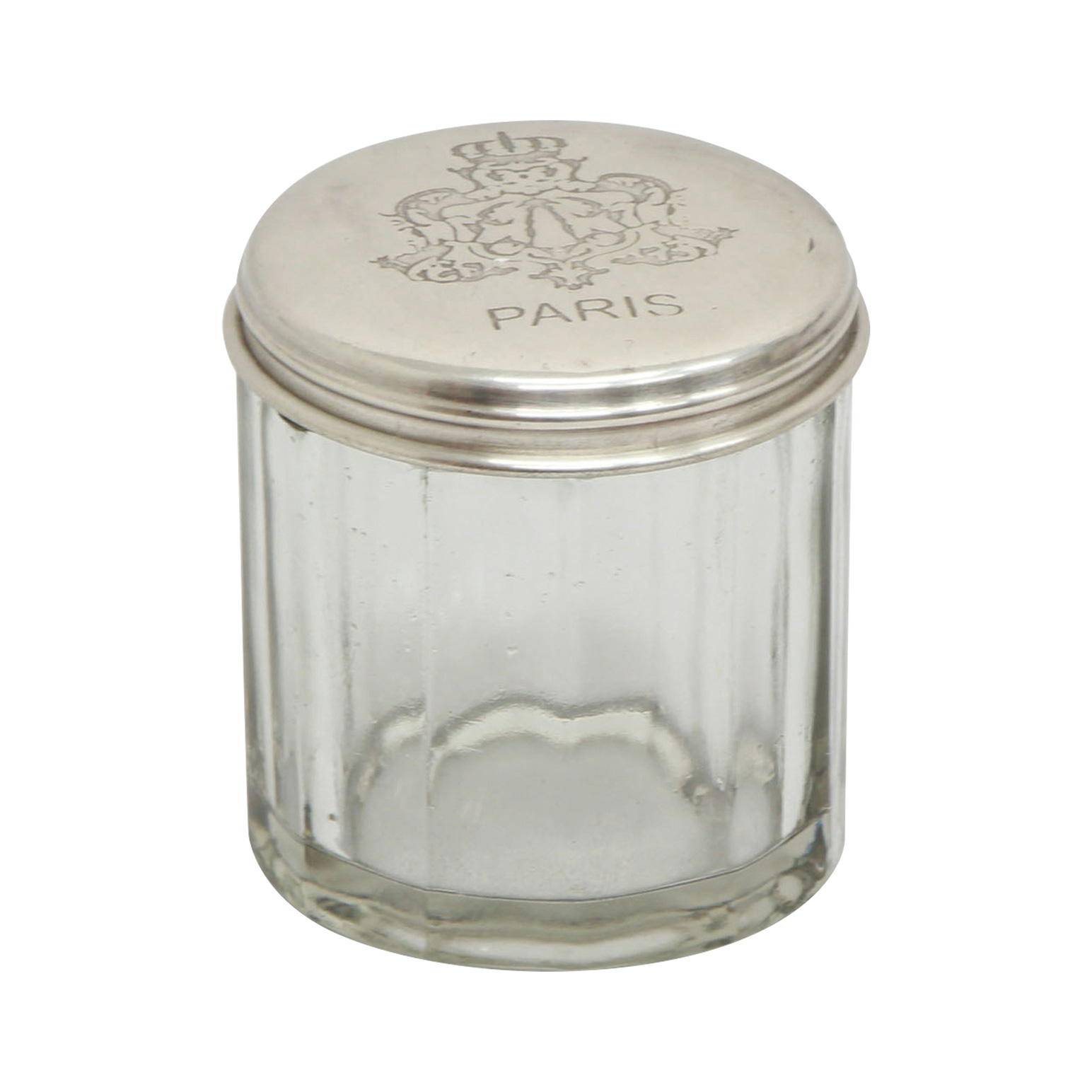 French Country Paris Glass Cannister Medium