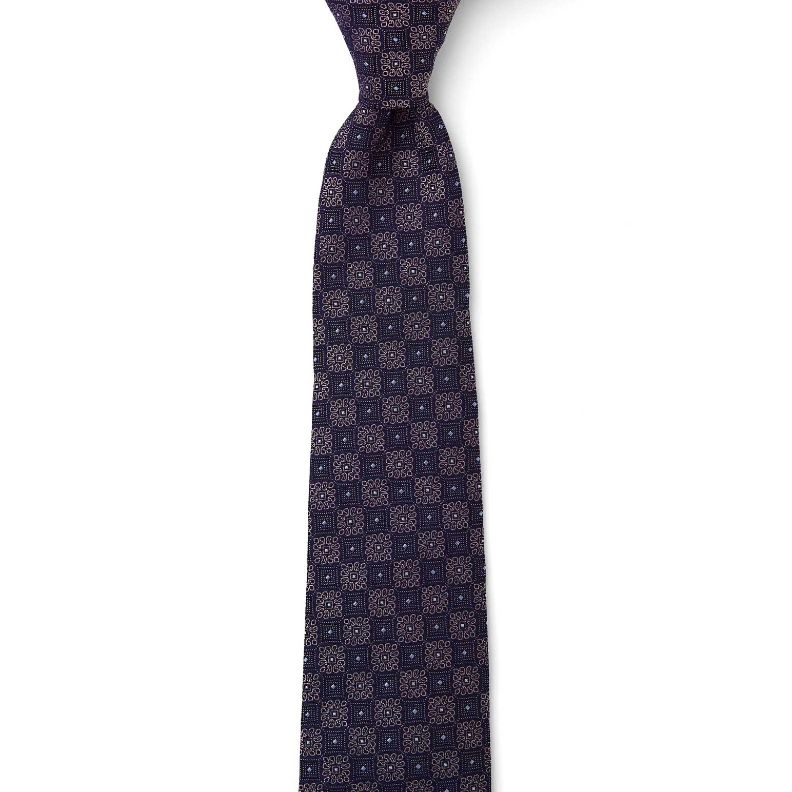 Cambridge Checker Foulard 7.5Cm Tie