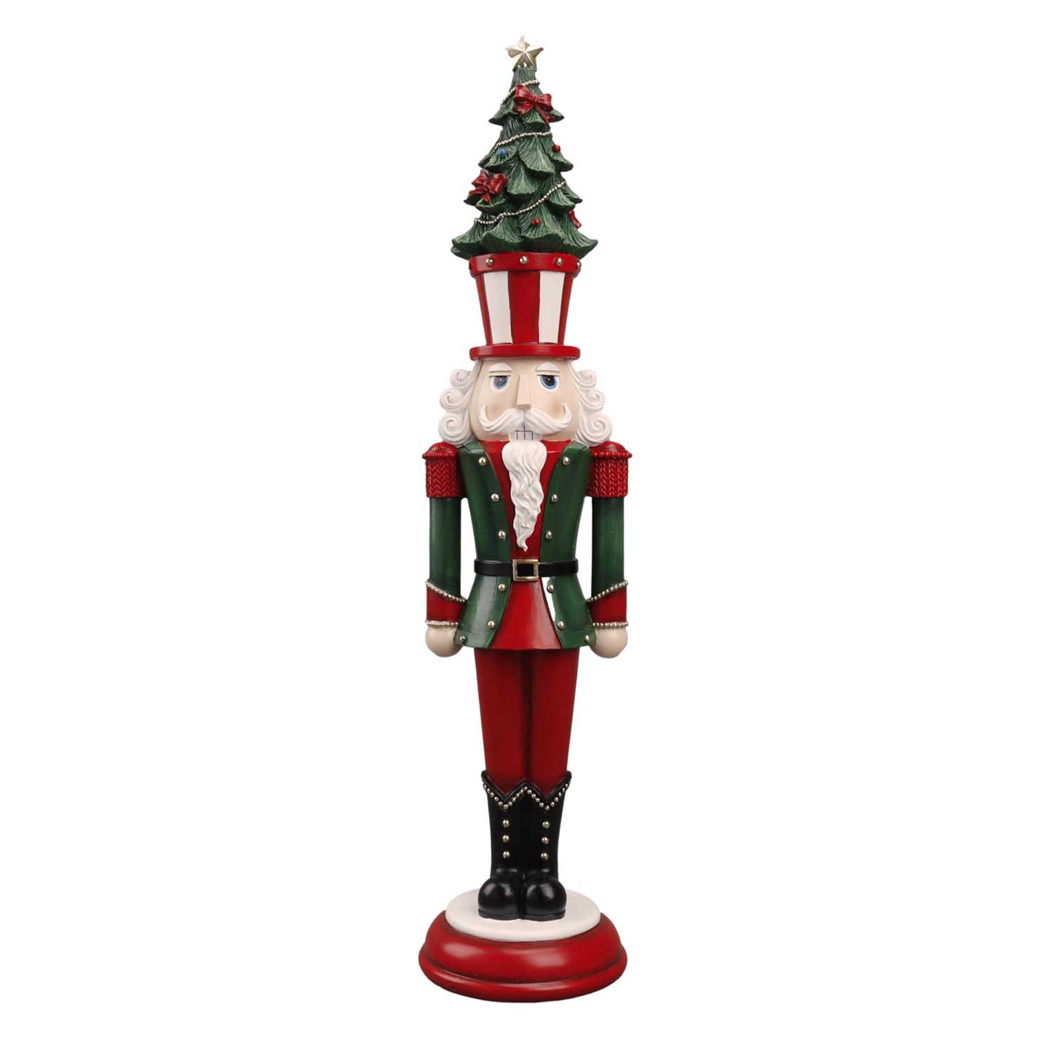 Traditional Nutcracker With Tree On Hat 24 Inch