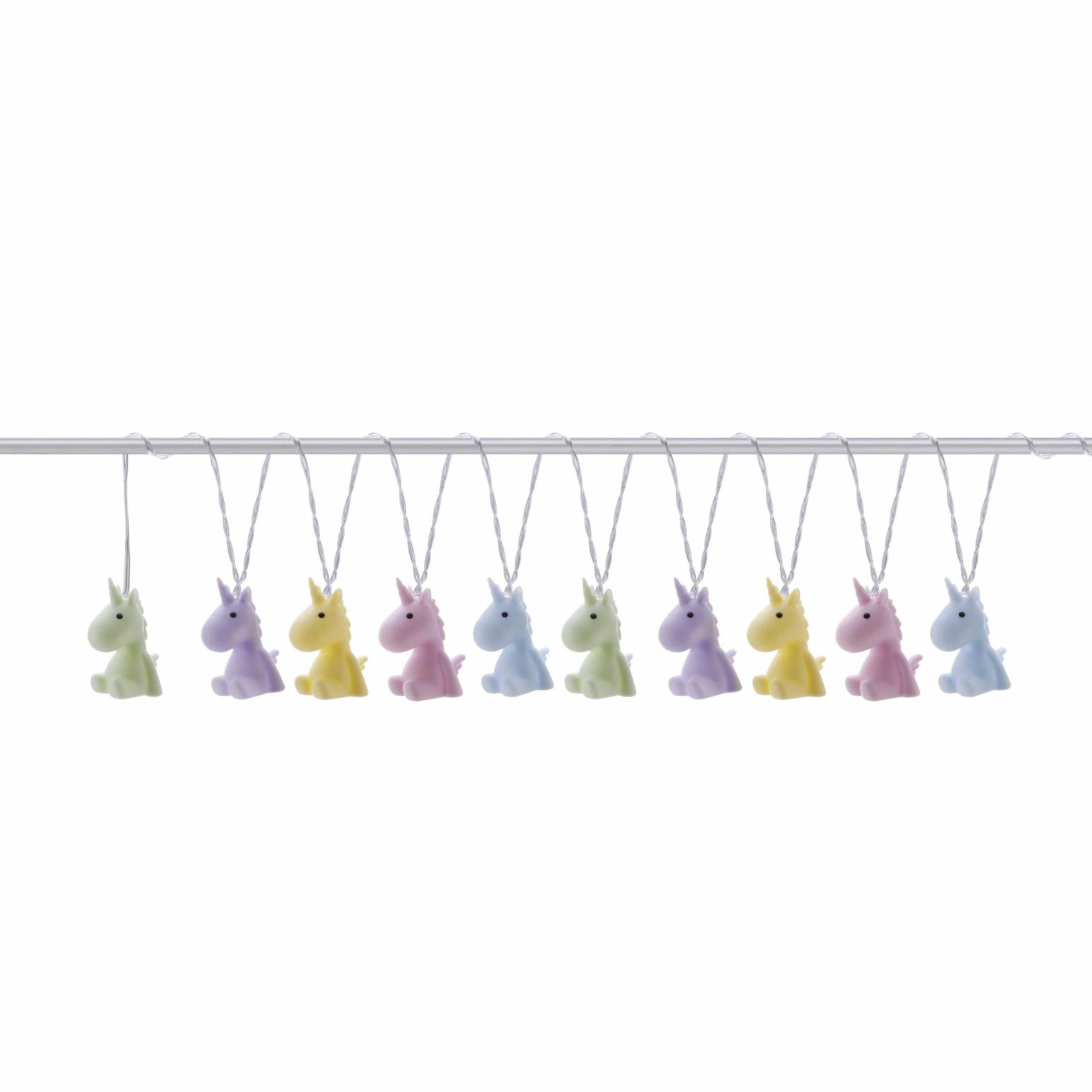 Stellar Haus Pastel Unicorns Fairy Lights String