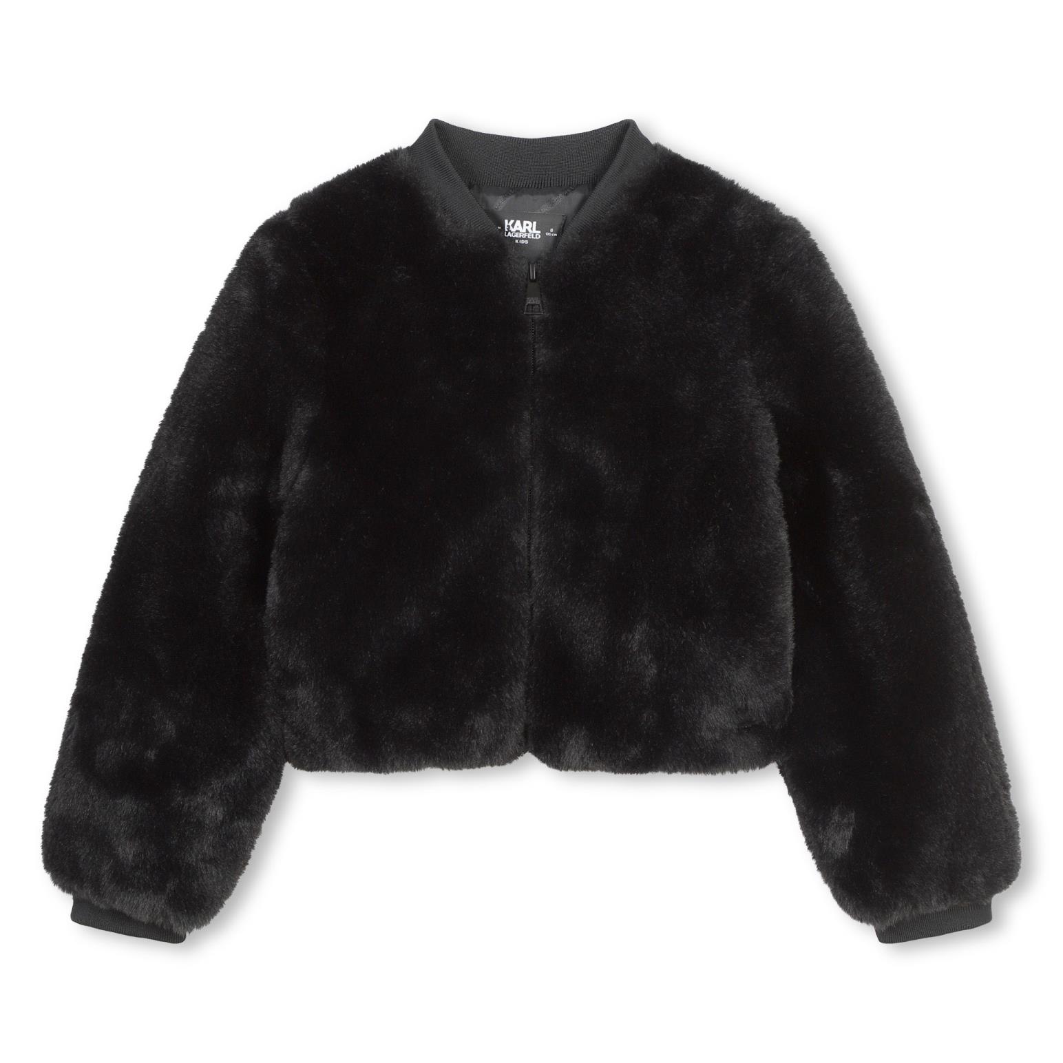 Karl Lagerfeld Faux Fur Jacket 6Y - 8Y
