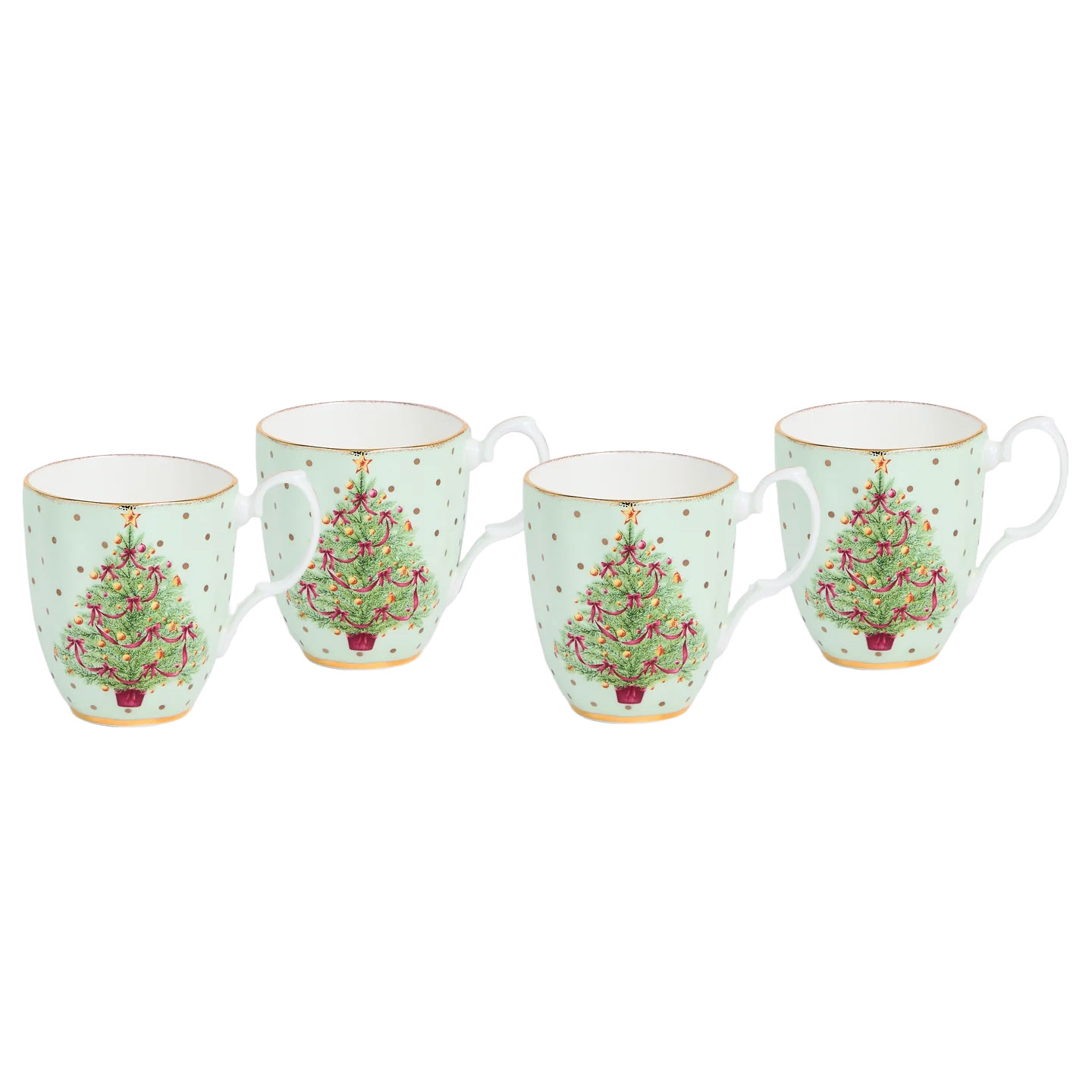 Royal Albert Christmas Gifts Mug Set Of 4
