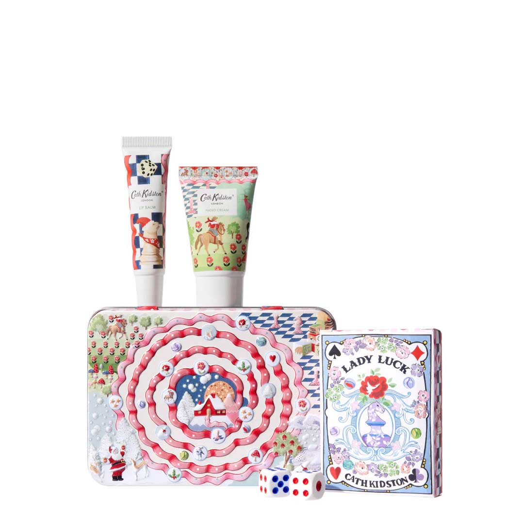 Cath Kidston Christmas Journey Hand & Lip Tin Gift Set