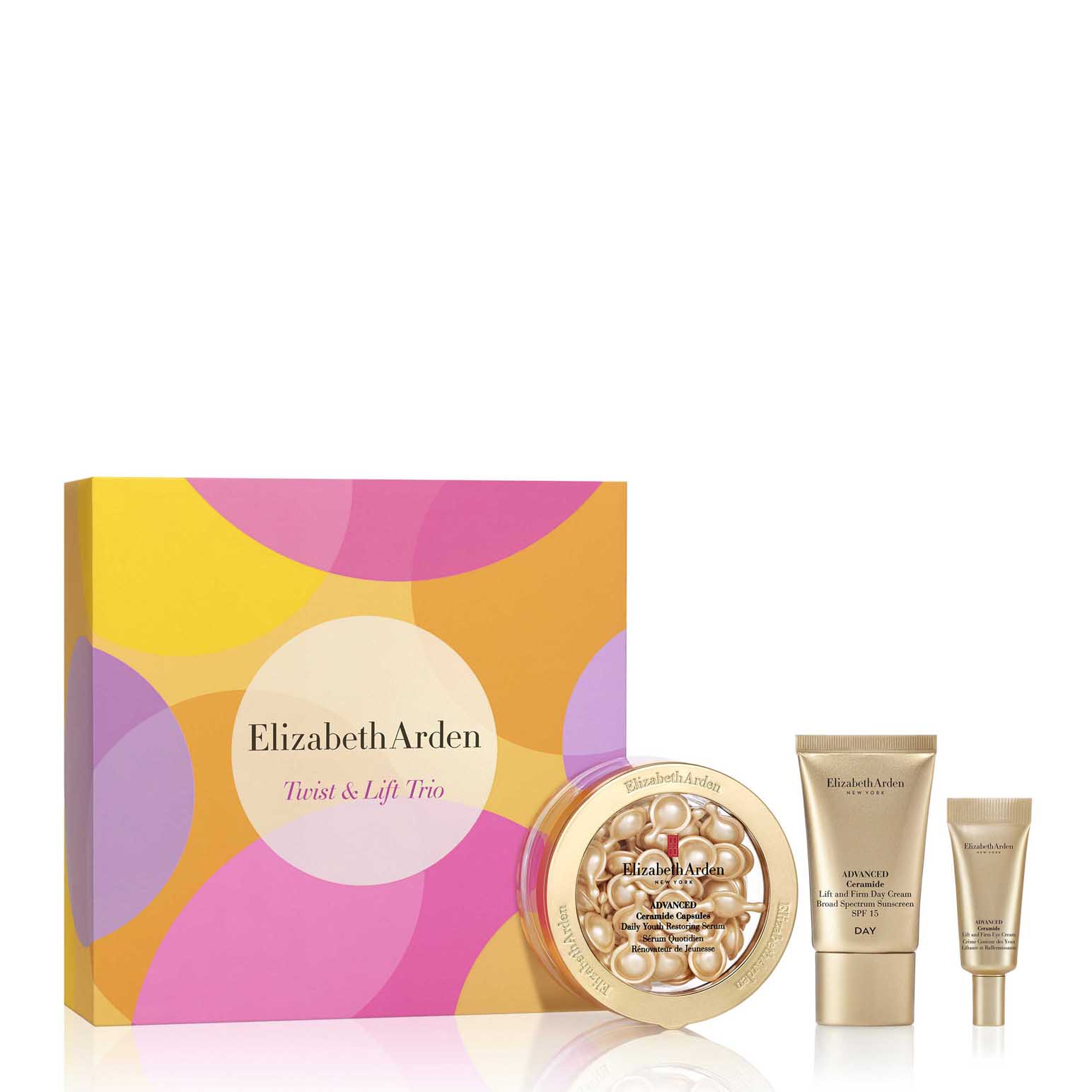 Elizabeth Arden Twist & Lift Trio Advanced 60Pc Capsules Gift Set Mday 2025