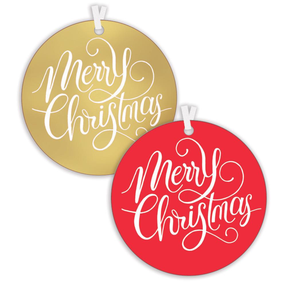 Image Gallery Merry Christmas Gift Tag x 10