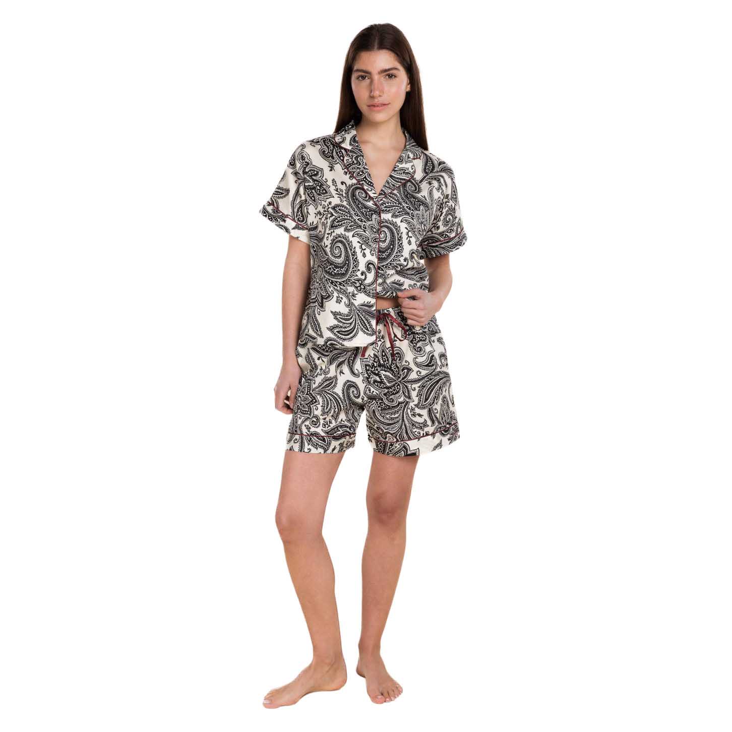 Gingerlilly Daphne Cotton Sateen Short Set