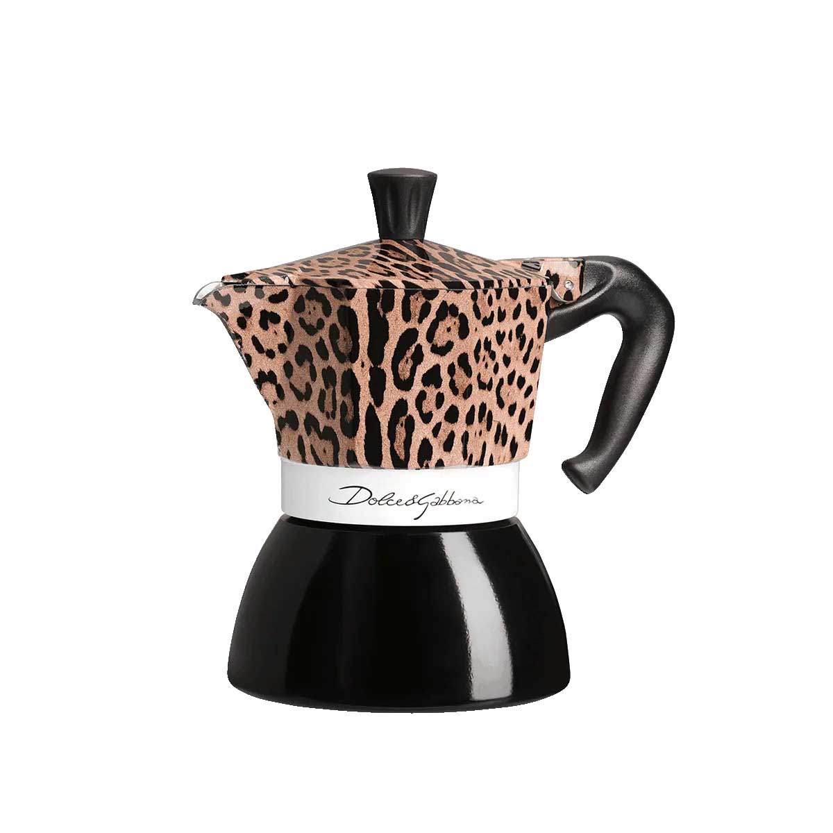 Bialetti x Dolce & Gabbana Moka Induction 4 Cup Leopardo