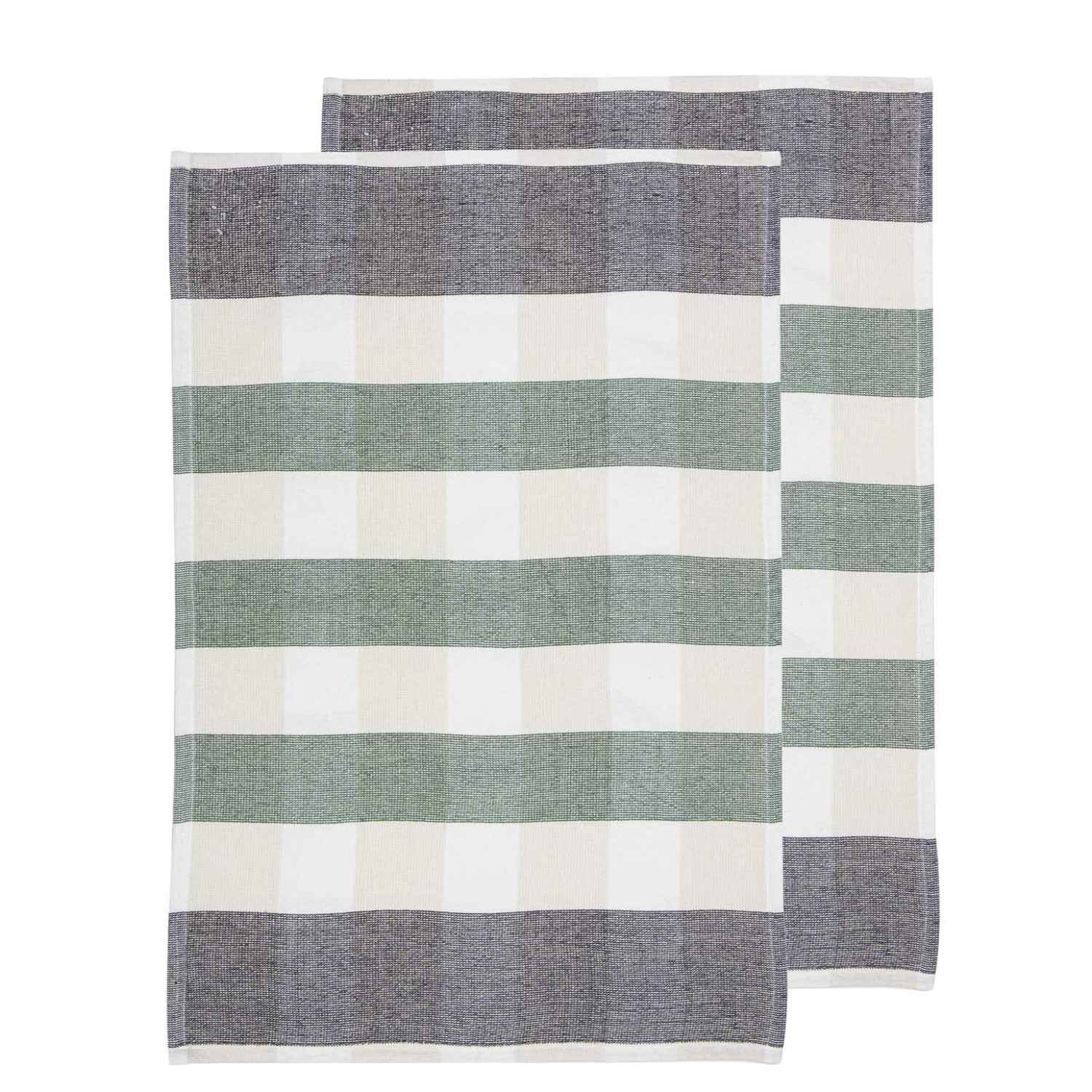 Ladelle Bailie Terry Charcoal 2Pk Kitchen Towel