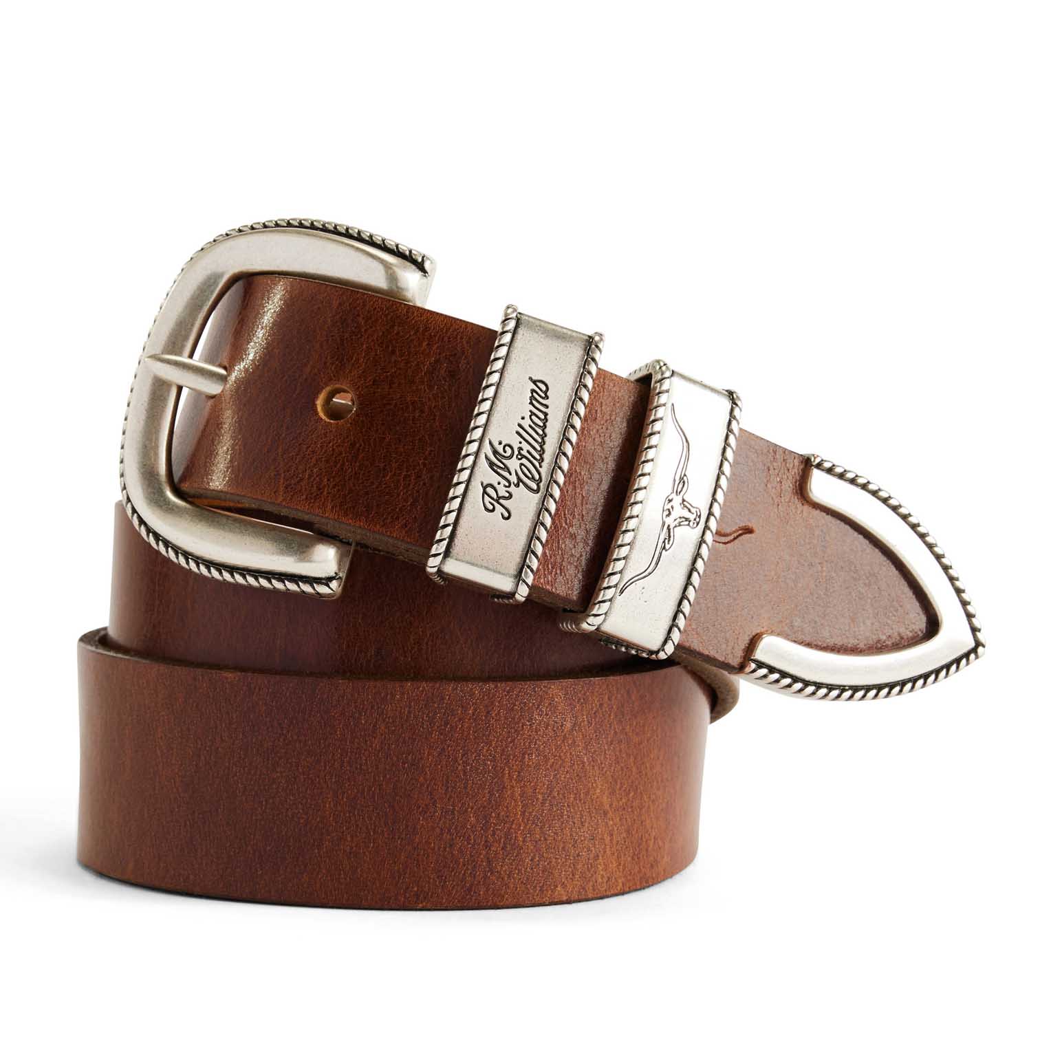 R.M. Williams Rope Drover Belt