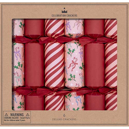 The Paperie Celebration Deluxe Crackers Christmas Candy Set of 6