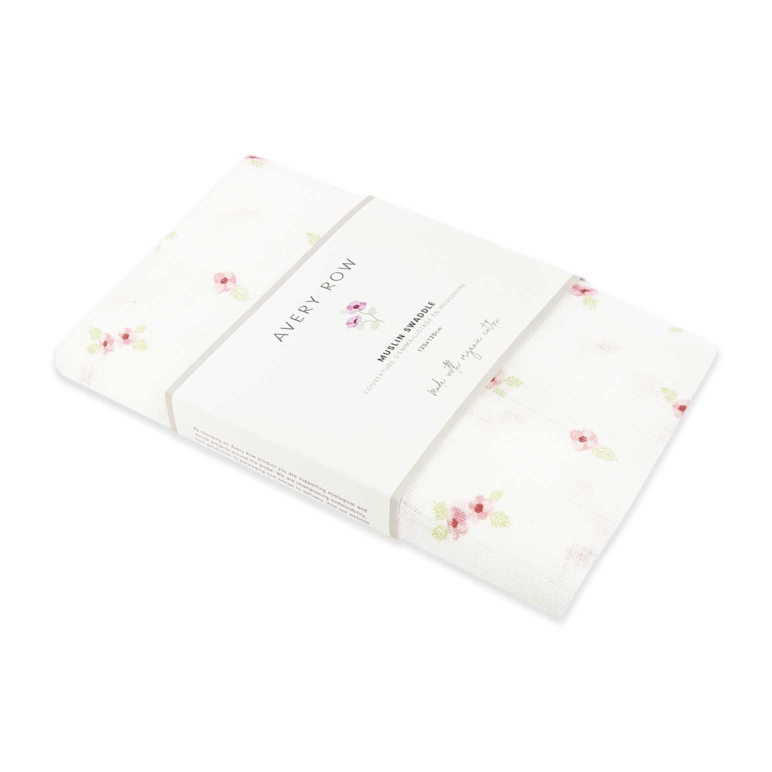 Avery Row Extra Large Organic Muslin - Anemone