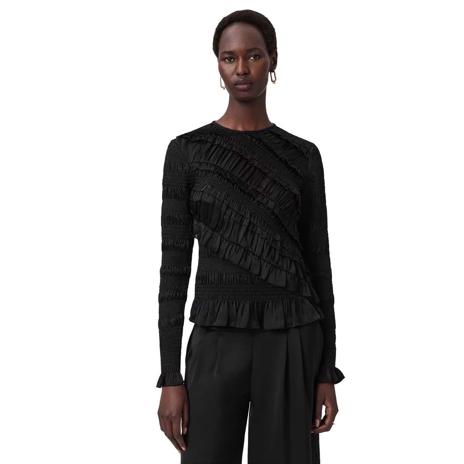 AllSaints Nyla Long Sleeve Top