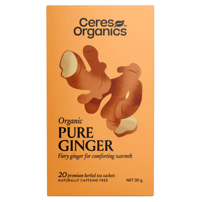 Ceres Organics Pure Ginger Tea 20 Sachets